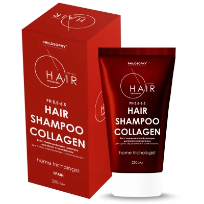 Шампунь Collagen для окрашеных и поврежденных волос Hair Philosophy