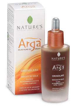 Nature's Arga Orosolare лосьон-автозагар для лица с маслом арганы