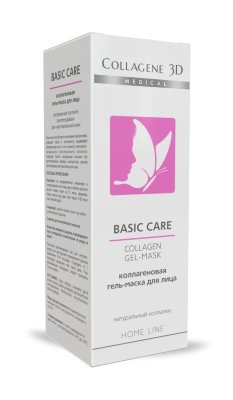 Basic Care коллагеновая гель-маска для чувствительной кожи лица Medical Collagen 3D