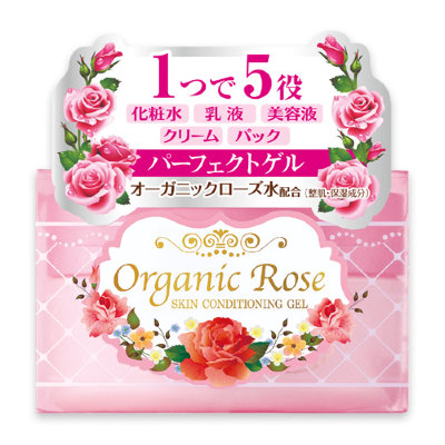 Увлажняющий гель для сухой кожи лица с дамасской розой Meishoku Organic Rose