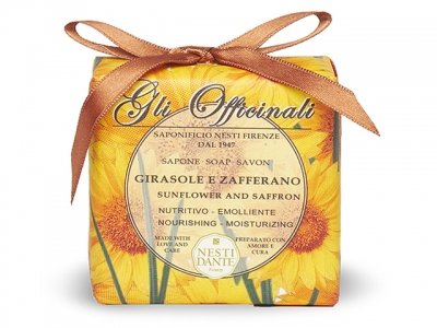Nesti Dante Girasole e Zafferano мыло с экстрактами подсолнуха и шафрана