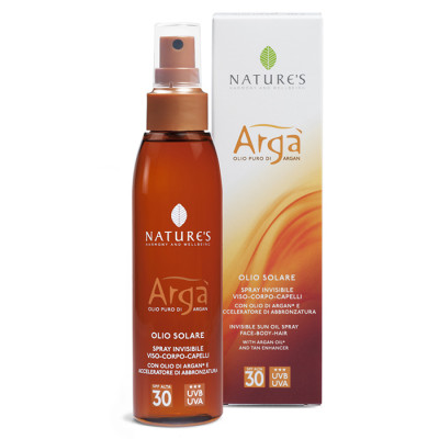 SPF30 Солнцезащитное масло для кожи и волос Nature's Arga