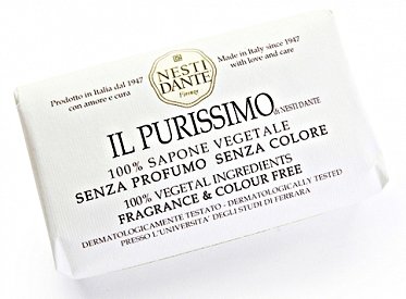 Nesti Dante Il Purissimo нежное 100% натуральное мыло без красителей и отдушек