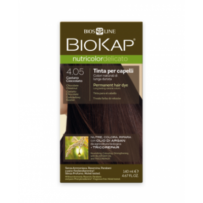 Biokap тон 4.05 шоколадный каштан Delicato