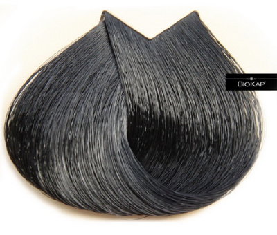 Тон 1.00 чёрный натуральный краска для волос delicato Biokap 