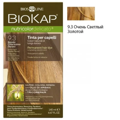 Тон 9.3 светло-золотой Краска для волос delicato Biokap 