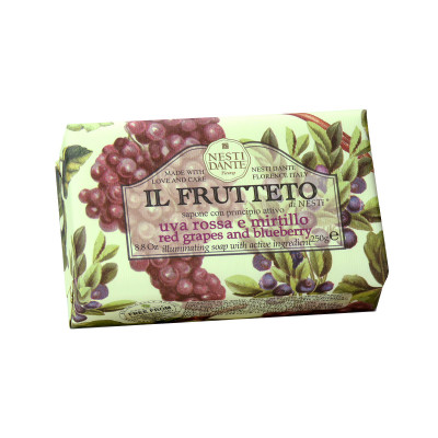 Nesti Dante Il Frutteto мыло с ароматом голубики и красного винограда