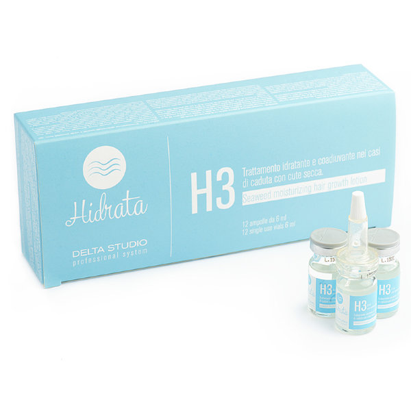 H3 профессиональная сыворотка для сухой кожи головы и волос Delta BKB