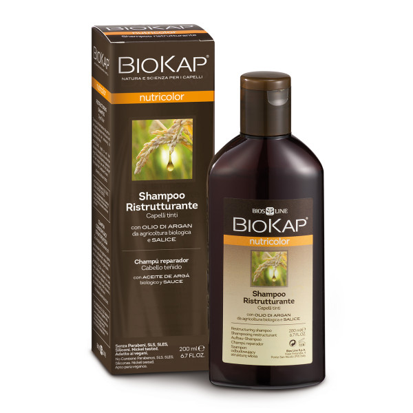 Rebuilding восстанавливающий БИО шампунь для окрашенных волос BioKap Nutricolor