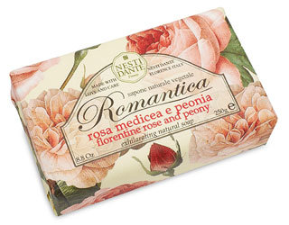 Nesti Dante Romantica мыло с ароматом роз и пионов