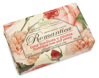 Nesti Dante Romantica мыло с ароматом роз и пионов