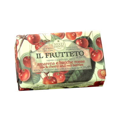 Nesti Dante Il Frutteto мыло с ароматом черешни и экстрактом красных ягод