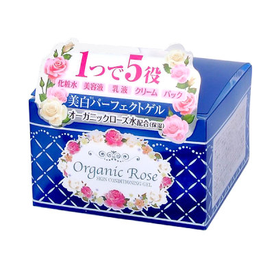 Осветляющий гель с плацентой и дамасской розой Meishoku Organic Rose