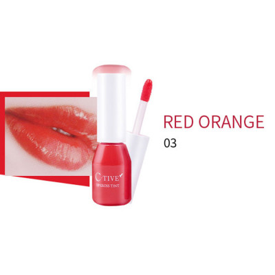 Красно оранжевый увлажняющий тинт Lip Gloss Tint увлажняющий блеск для губ Koji Honpo
