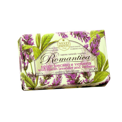 Лаванда и вербена ароматное мыло Nesti Dante Romantica 