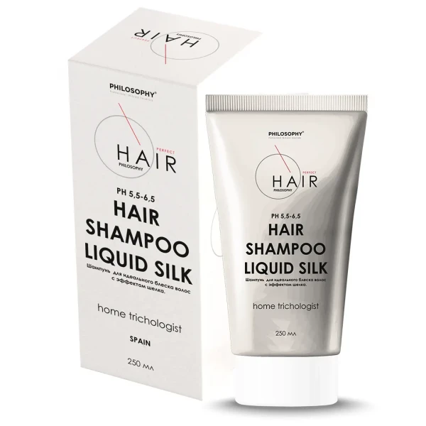 Шампунь Liquid Silk для окрашеных и поврежденных волос Hair Philosophy