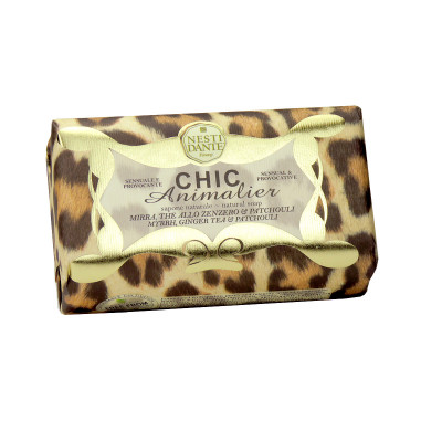 Мыло бронзовый леопард Nesti Dante Chic Animalier