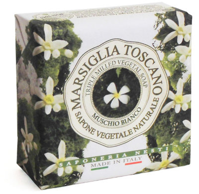 Nesti Dante Marsiglia Toscano Muschio Bianco мыло белый мускус