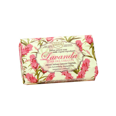 Rosa del Chianti мыло лаванда розовое кьянти Nesti Dante Lavanda