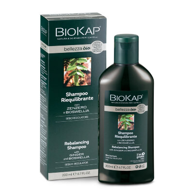 Органический шампунь Rebalancing для жирных волос BioKap Bellezza bio 