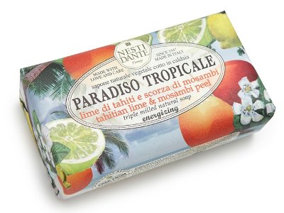 Nesti Dante Paradiso Tropicale Lime & Peel мыло лайм и мангустин
