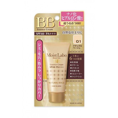 Натуральный бежевый тон 01 BB крем  SPF40 Meishoku Moist Labo BB