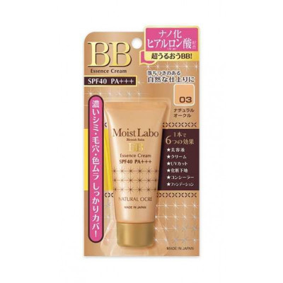 Цвет охра 03 тональный BB крем SPF40 Meishoku Moist Labo BB